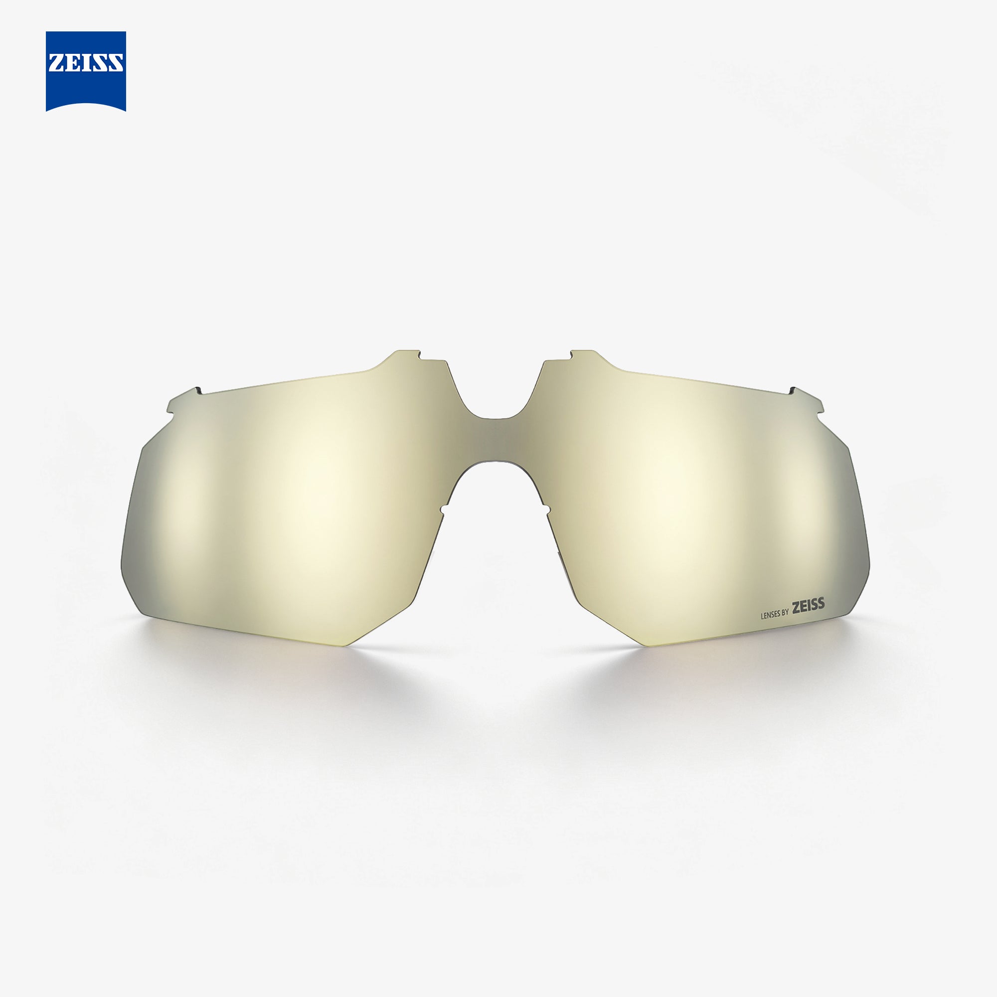 BleeqUp ZEISS champagne gold replacement lens for Ranger AI sports camera glasses