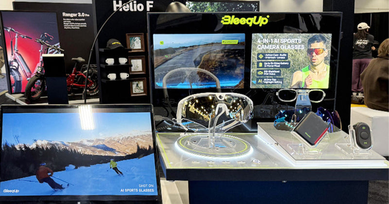 BleeqUp révolutionne les objets connectés outdoor au CES 2026 : annonce de son expansion mondiale pour ses lunettes de sport phares 4-en-1 avec caméra IA. 
