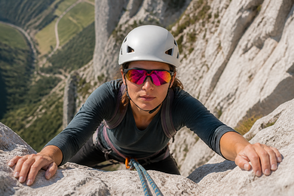 Camera Glasses for Climbing and Mountaineering