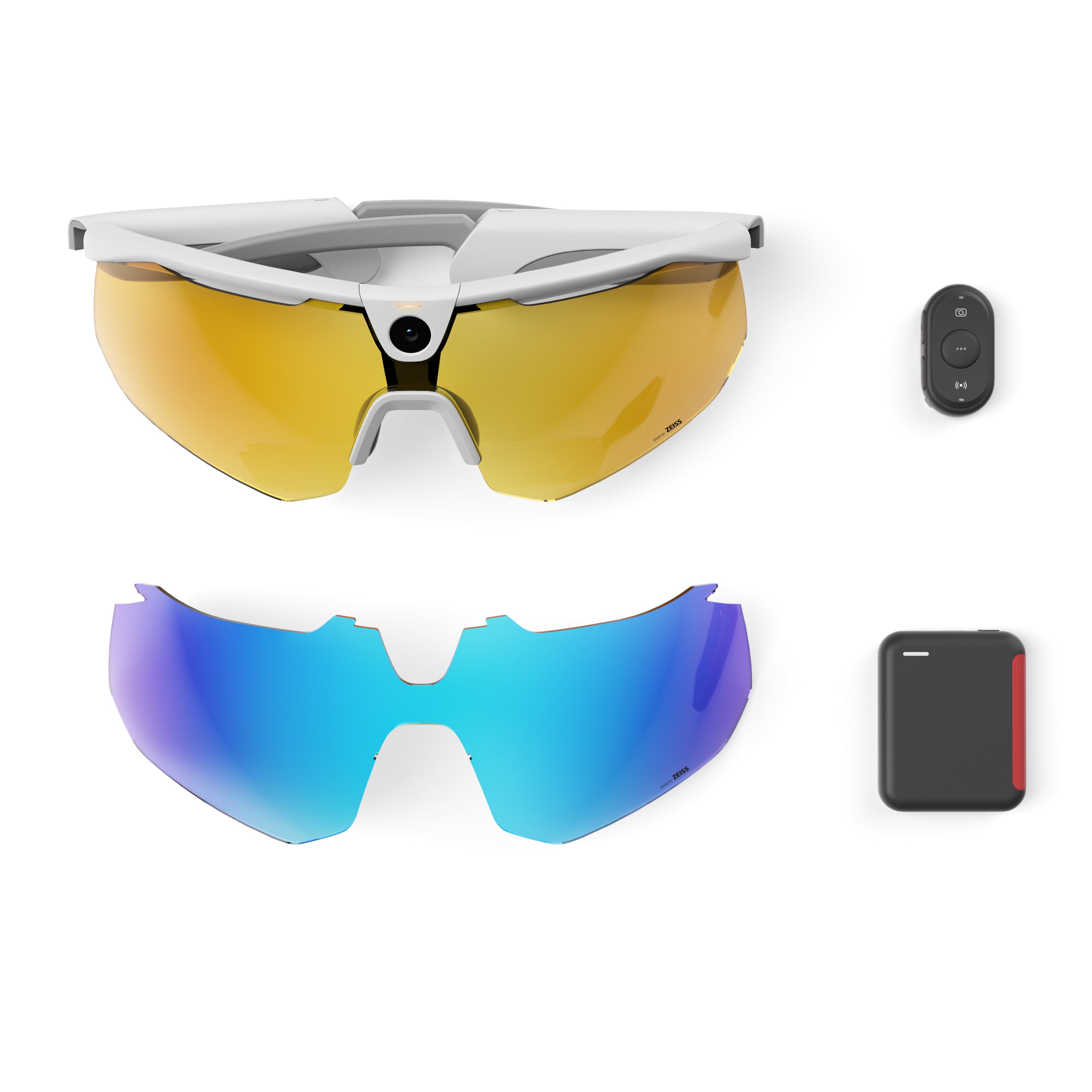 BleeqUp Ranger Lunettes de Sport à Caméra AI – Pack Ultime