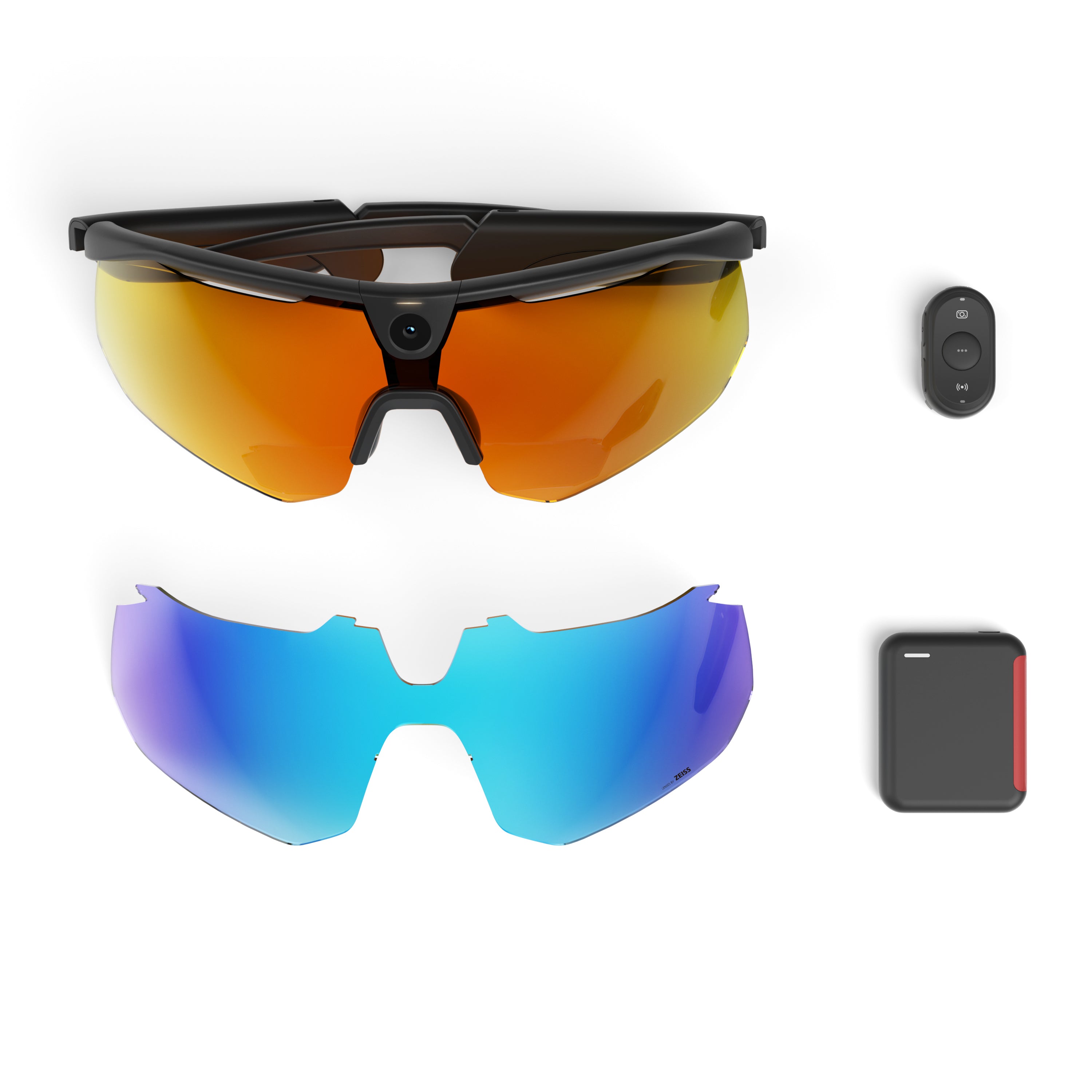 BleeqUp Ranger Lunettes de Sport à Caméra AI – Pack Ultime
