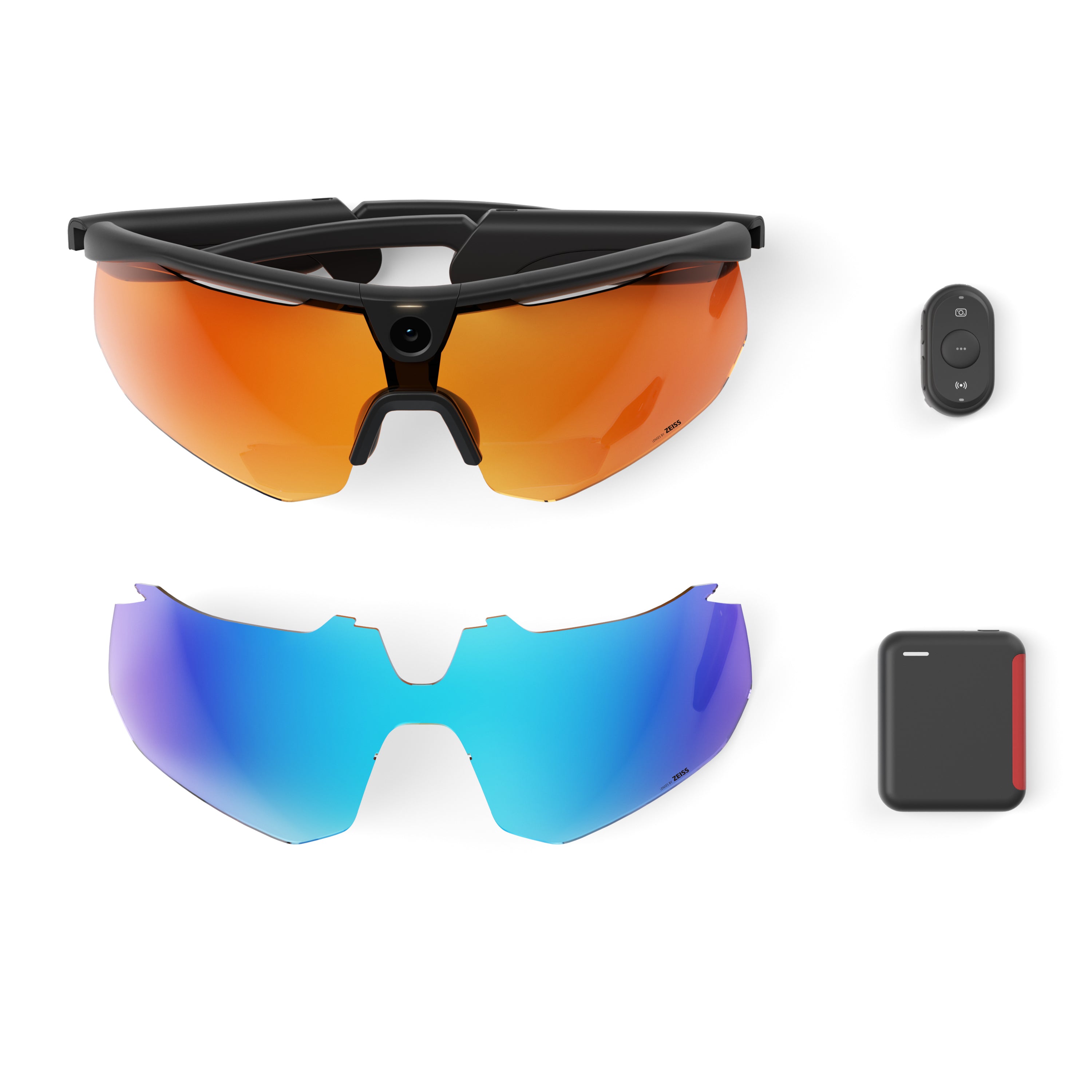 BleeqUp Ranger Lunettes de Sport à Caméra AI – Pack Ultime