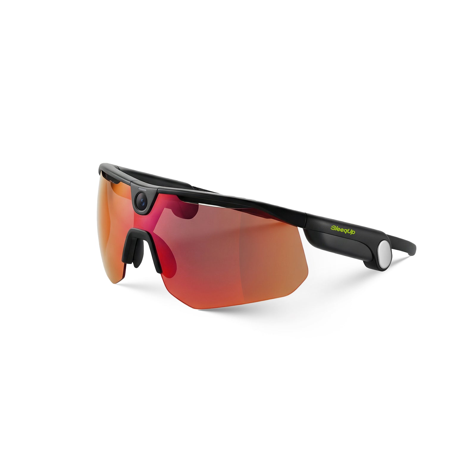 BLEEQUP Ranger AI Sports Camera Glasses with Standard Lens ($379) — front product view